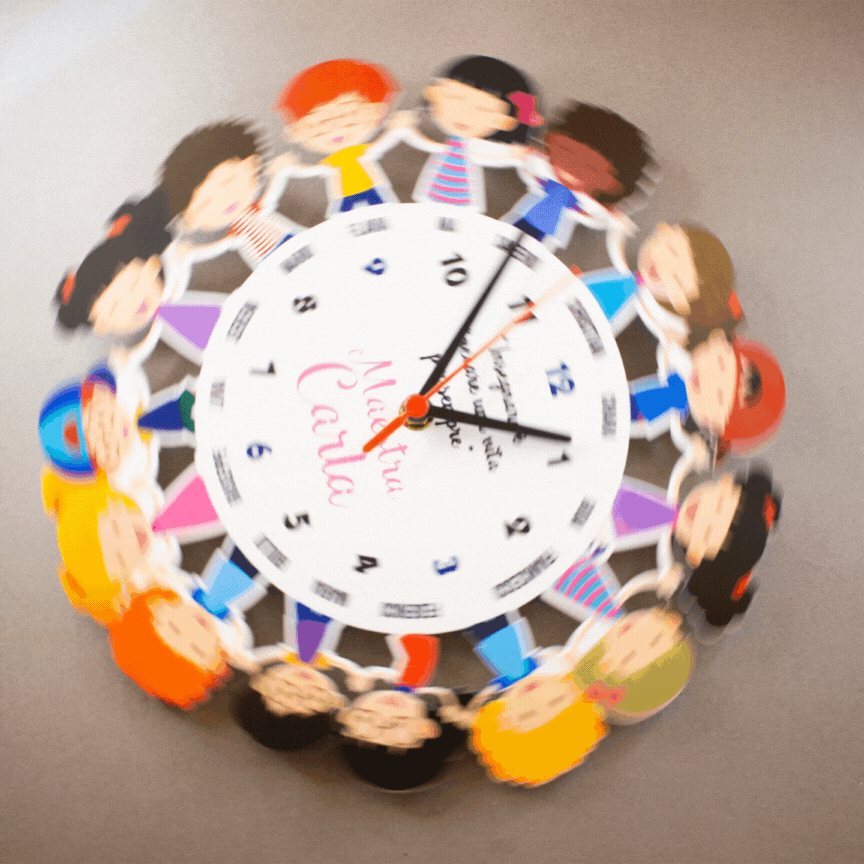 Orologio con dedica per Maestre