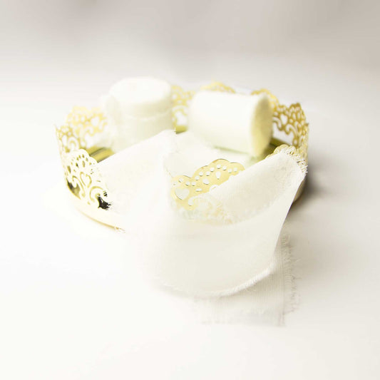 Nastro in Chiffon bianco