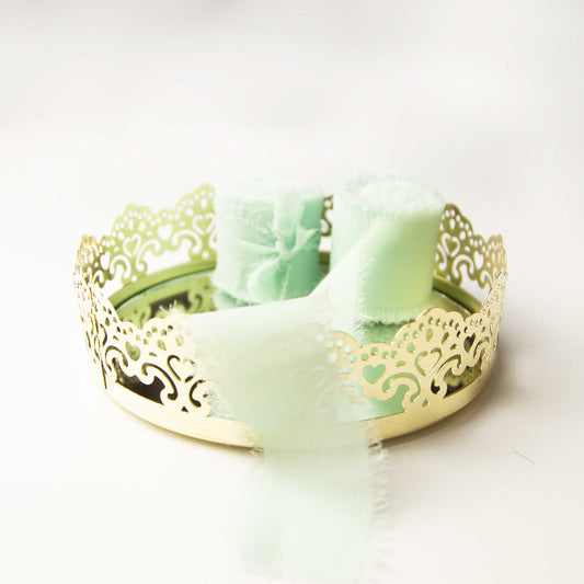 Nastro in Chiffon verde acqua