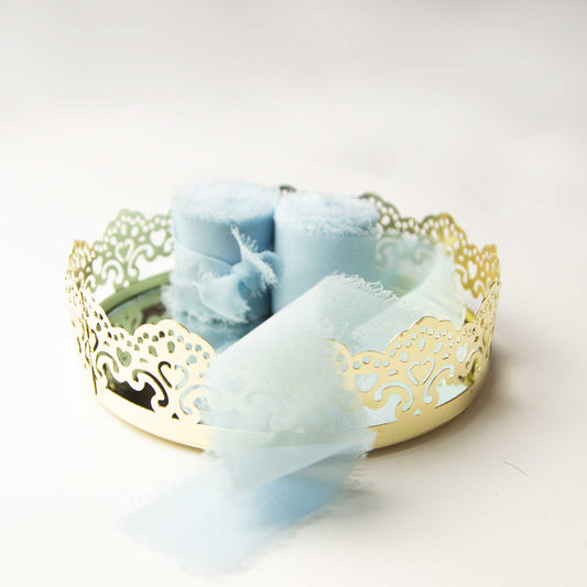 Nastro in Chiffon celeste