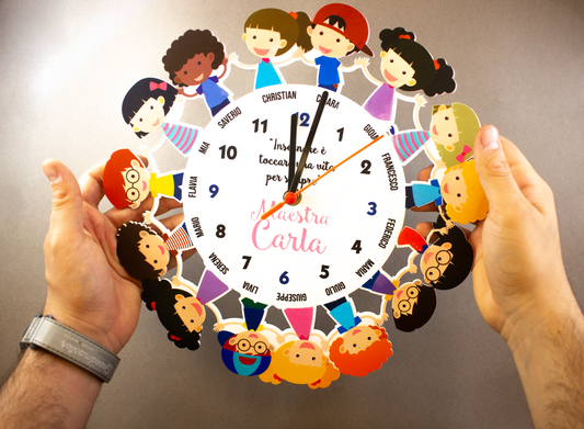 Orologio con dedica per Maestre