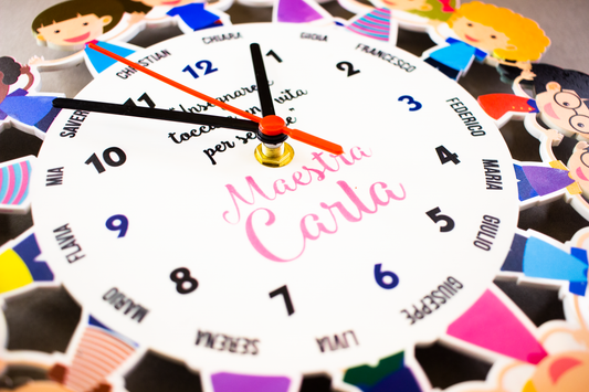 Orologio con dedica per Maestre