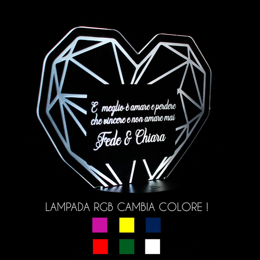 Cuore Luminoso con dedica